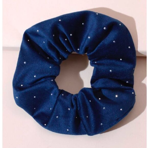 Rhinestone Studded Scrunchie  - Picture 3 of 4